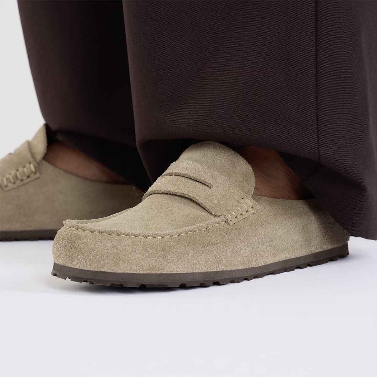 Birkenstock Naples Wrapped Taupe כפכפי בירקנשטוק נאפלס טיופ יוניסקס