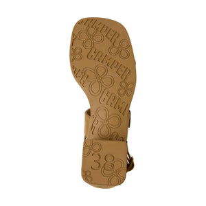 Camper Kora Sandal Brown Nubuck Leather Sandals for Women נעלי עקב קמפר לנשים סנדלי נשים