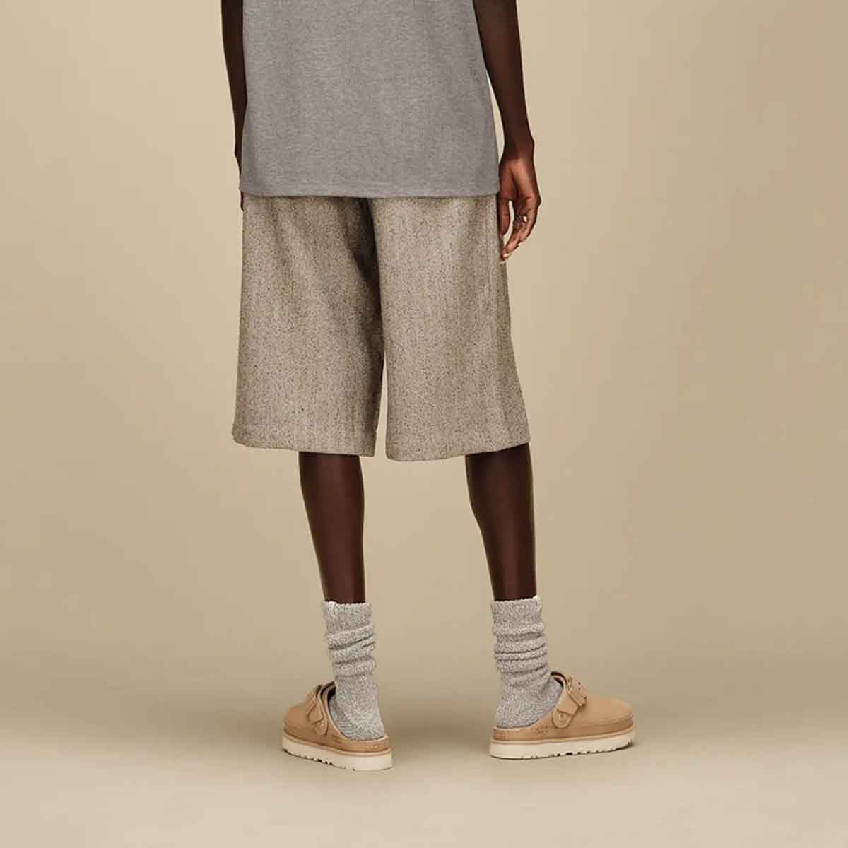 UGG Tyla Slouchy Crew II Grey Heather גרביים לנשים אפור