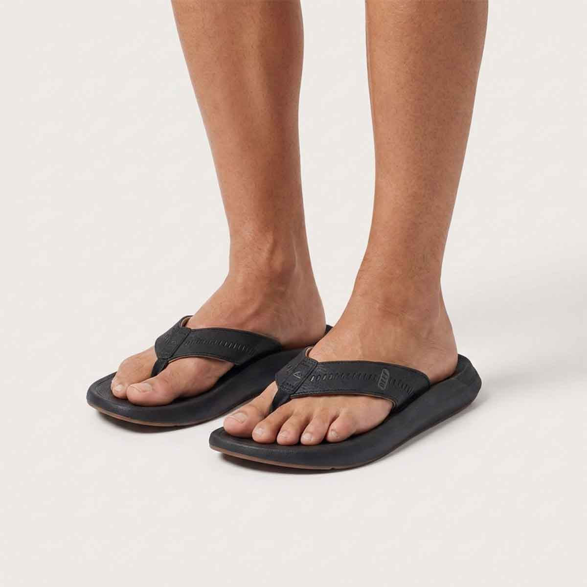 Reef Swellsole Cruiser Black Fossil כפכפי גברים ריף