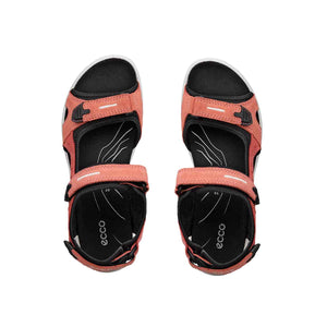 Ecco Offroad Orange Burnt Coal Spiced Coral סנדלי אקו אופרוד כתום לנשים