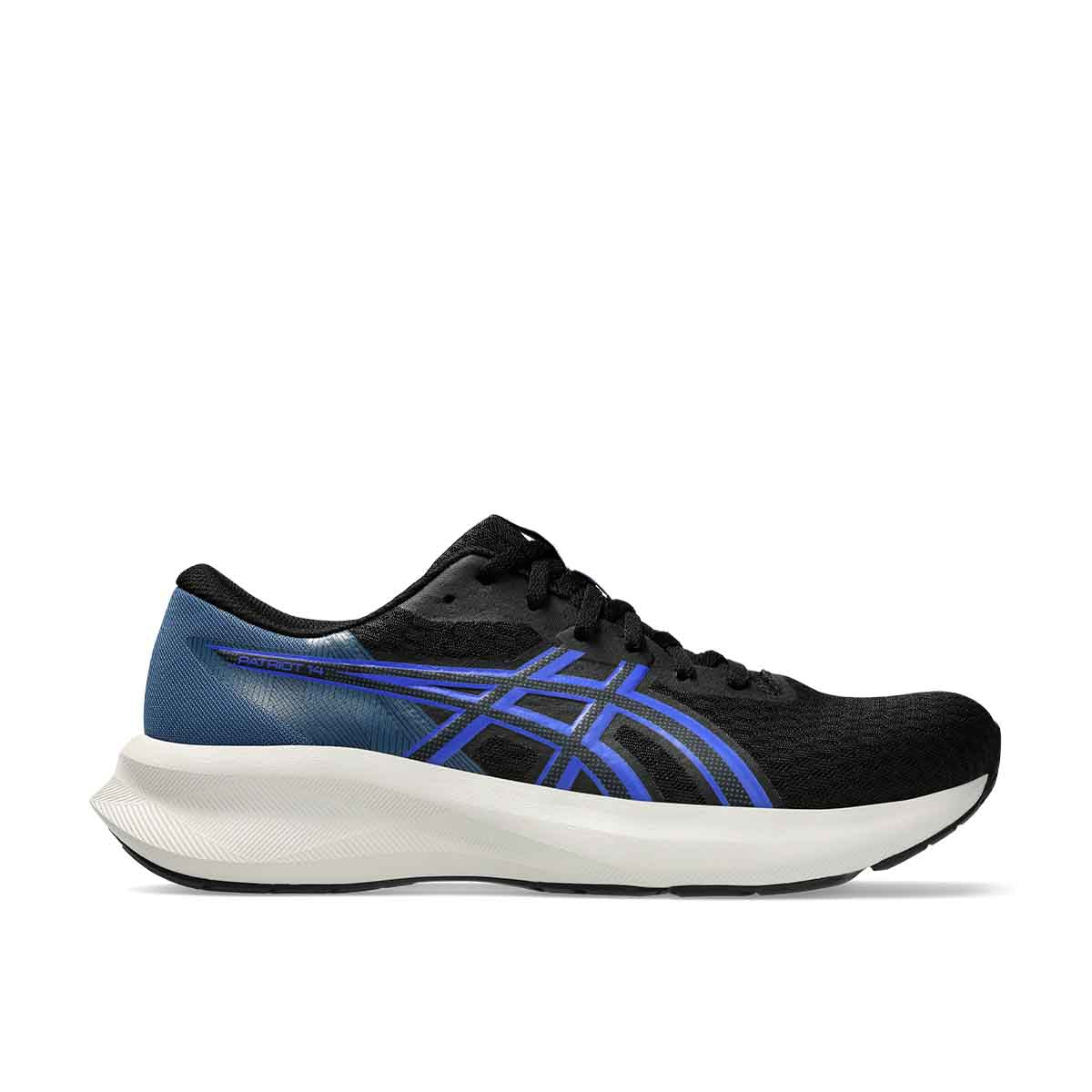 Asics Patriot 14 Men Black Neon Blue נעלי ריצה פטריוט 14 לגברים