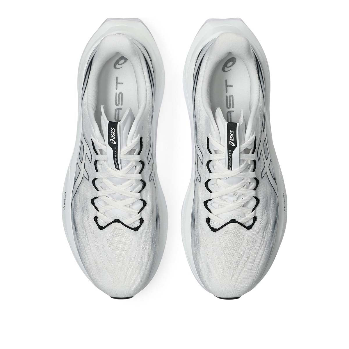 Asics Superblast 3 Unisex White Black נעלי ריצה סופר בלאסט 3 יוניסקס