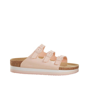 Birkenstock Florida Icy Metallic Light Rose כפכפי בירקנשטוק פלורידה לנשים ורוד