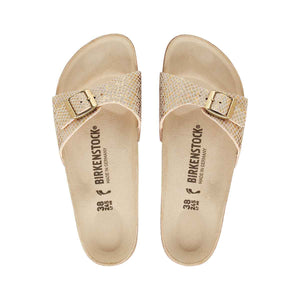 Birkenstock Madrid MF Shiny Python Eggshell בירקנשטוק מדריד כפכפי נשים