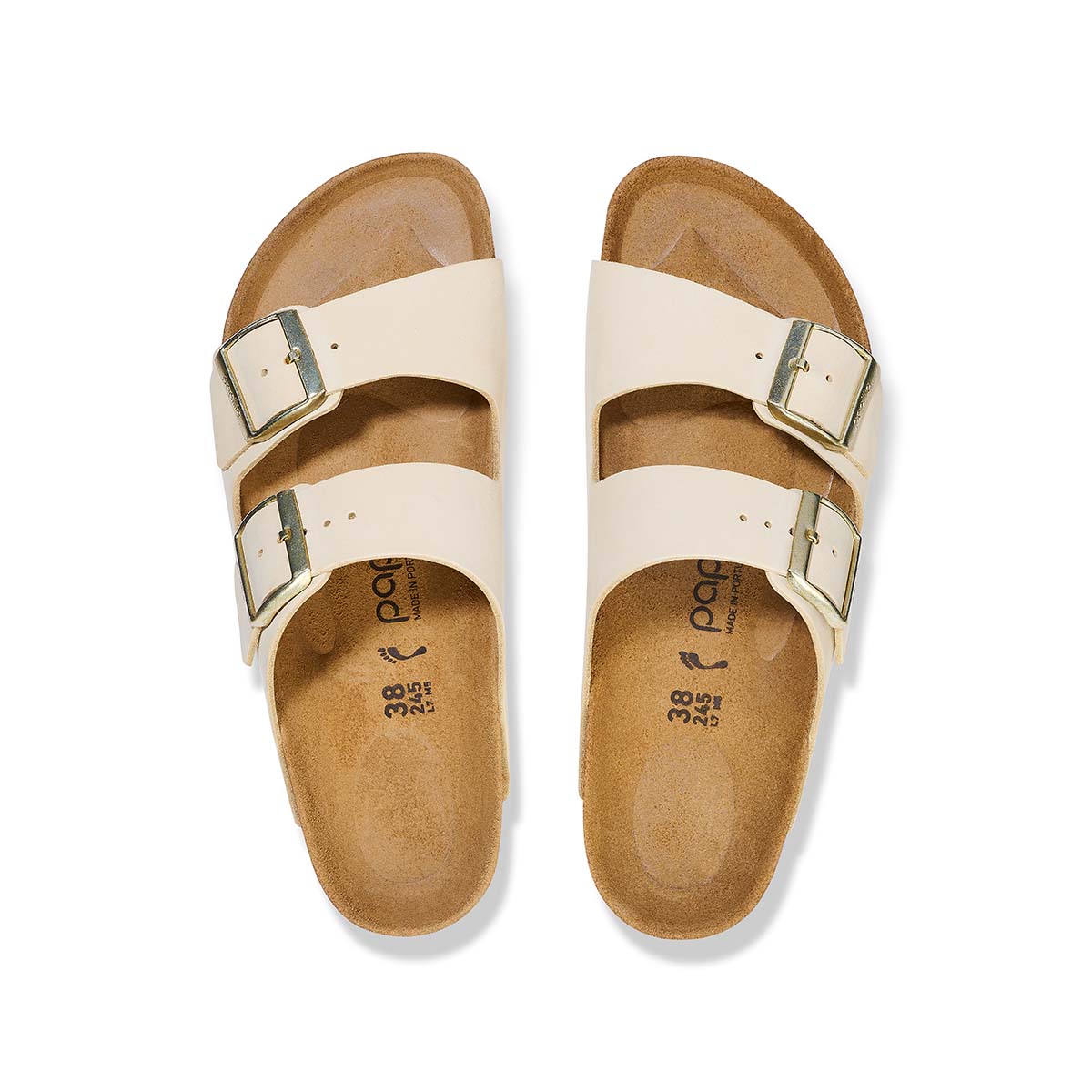 Birkenstock Arizona PAP Flex Platform Ecruכפכפי בירקנשטוק אריזונה לנשים