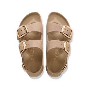 Birkenstock Milano Big Buckle Tabacco Brown סנדלי בירקנשטוק מילאנו לנשים
