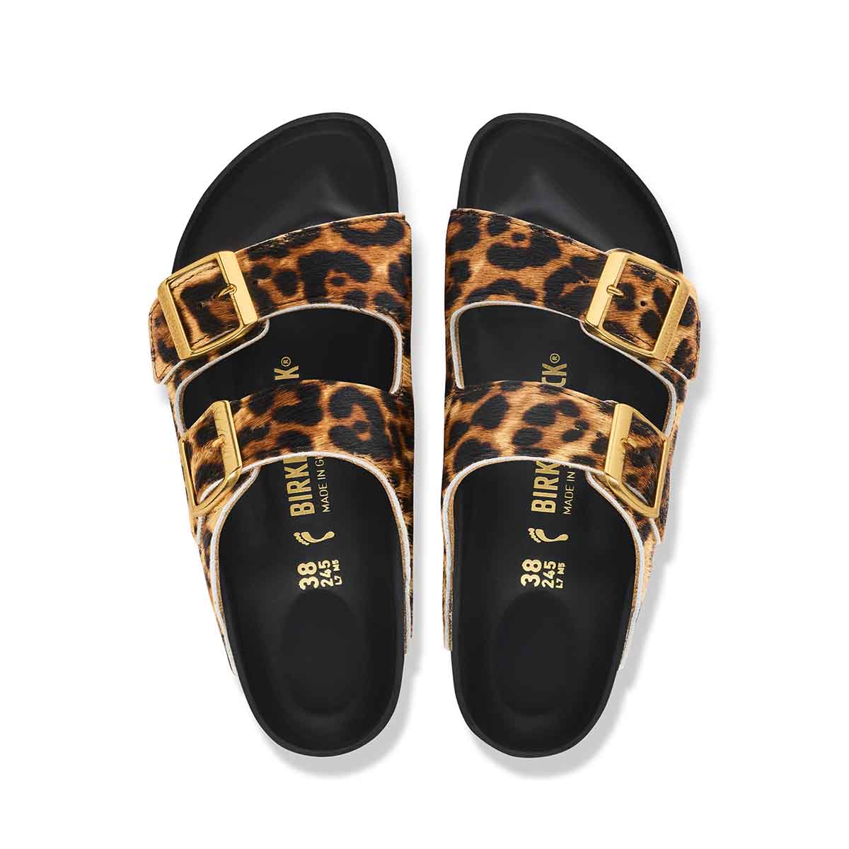 Birkenstock Arizona Fur Classic Leo כפכפי בירקנשטוק אריזונה מנומר לנשים