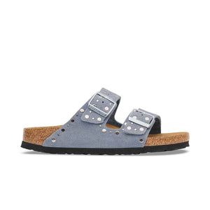 Birkenstock Arizona Rivet Stone Blue כפכפי בירקנשטוק אריזונה ריבט כחול לנשים
