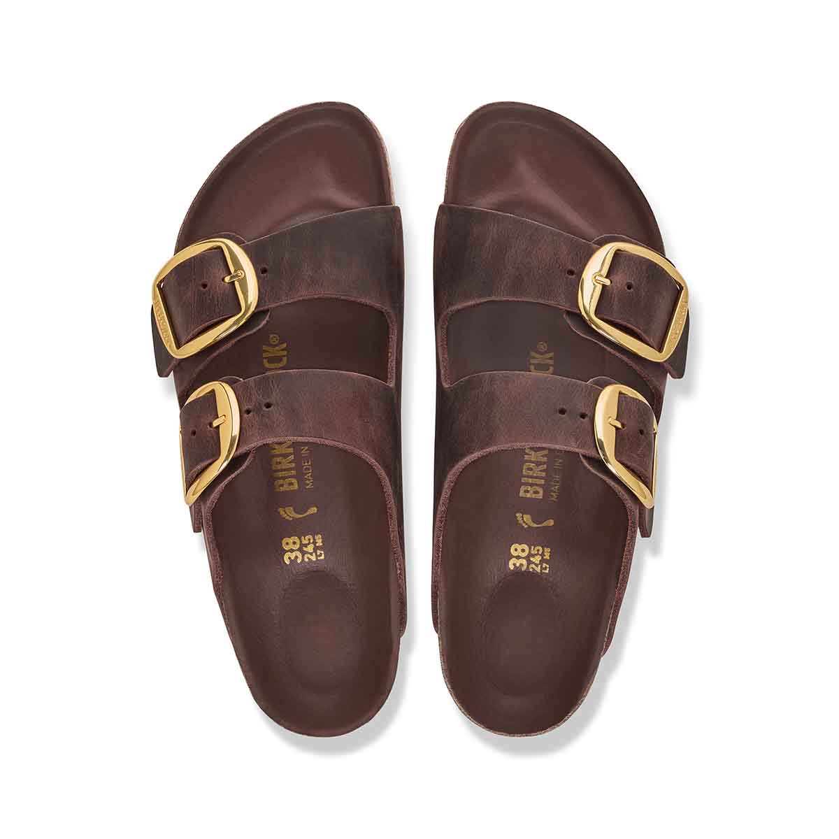 Birkenstock 1032916 Arizona Big Buckle Habana כפכפי בירקנשטוק אריזונה לנשים