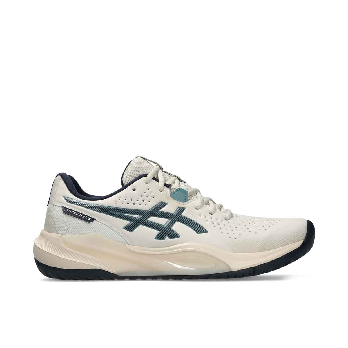 Asics Gel Challenger 15 Men Oatmeal Midnight  נעלי טניס ג`ל צאלנגר 15 לגברים