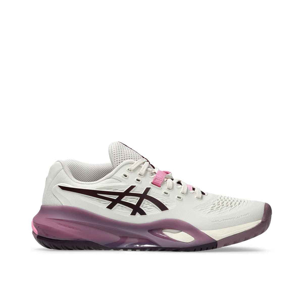Asics Gel Resolution X Women Soft Oat Dark Aubergine נעלי טניס ג`ל רזולושיין לנשים - Original's