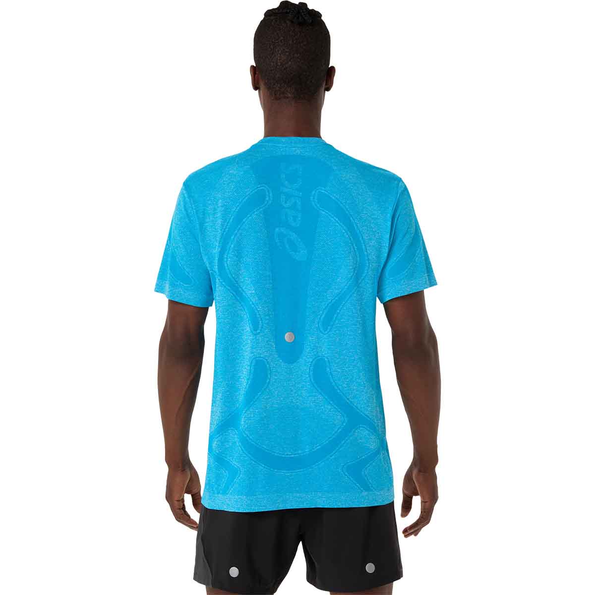 Asics Road Seamless SS Top Men Aegean Blue Sky חולצת ריצה לגברים