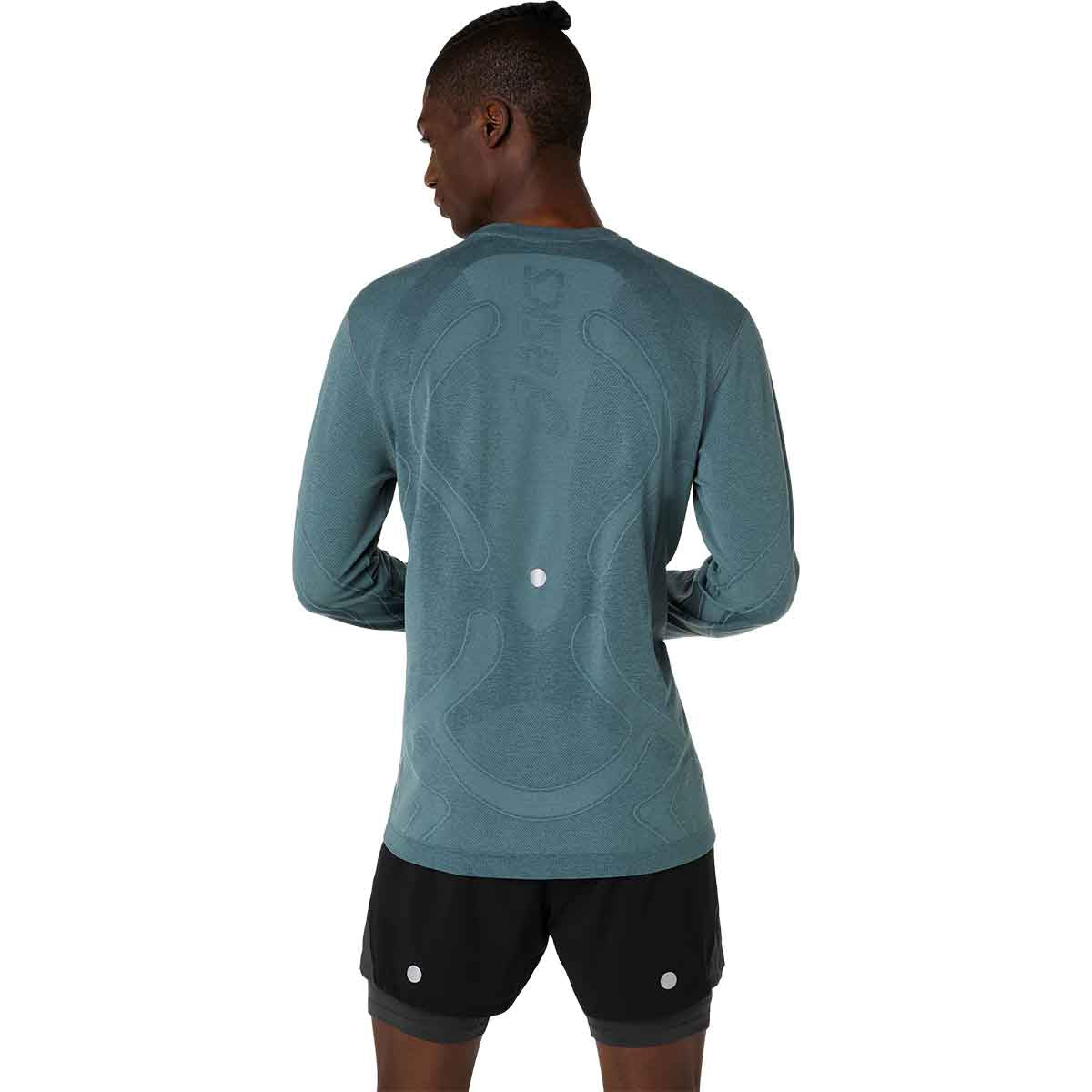 Asics Road Seamless LS Top Men Foggy Teal חולצת ריצה ארוכה לגברים