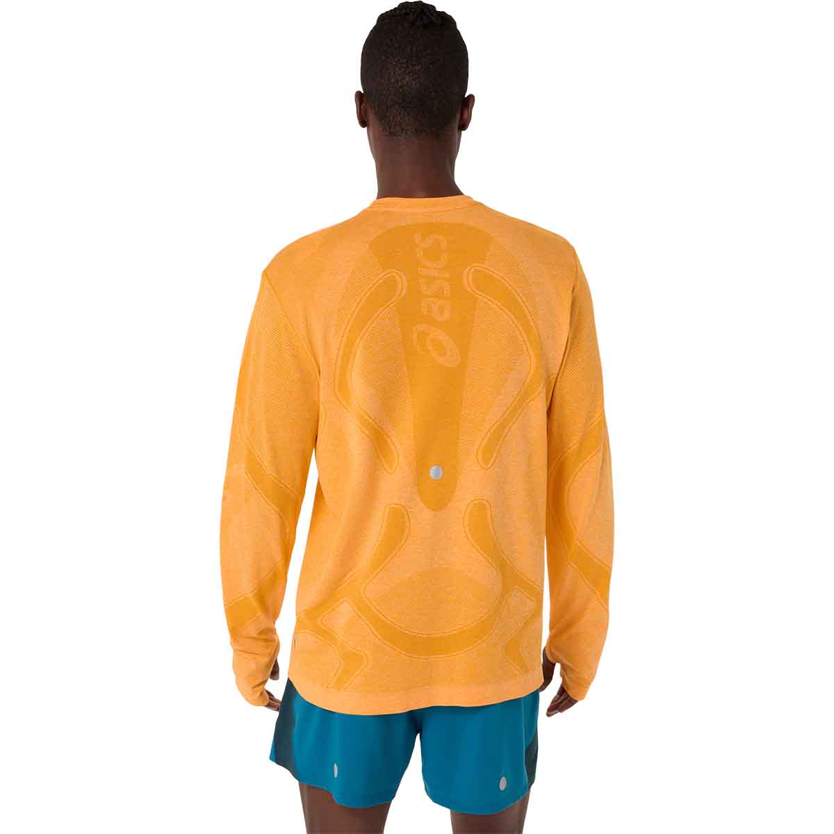 Asics Road Seamless LS Top Men Yamabuki חולצת ריצה ארוכה לגברים