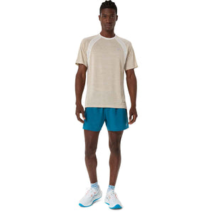 Asics Road SS Top Men Cream חולצת ריצה לגברים