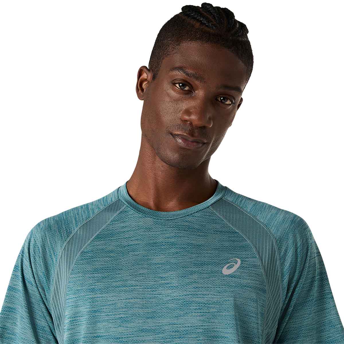 Asics Road SS Top Men Foggy Teal חולצת ריצה לגברים