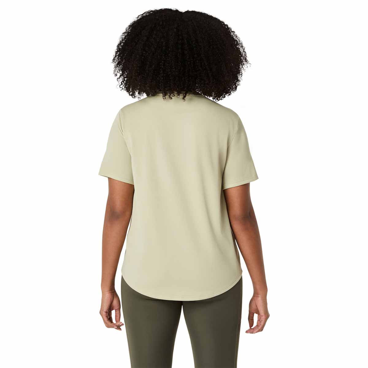 Asics Core SS Top Women Khaki חולצת ריצה לנשים