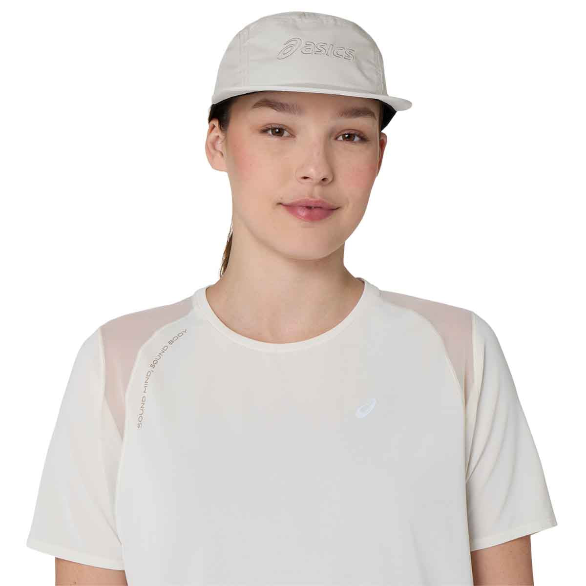 Asics Road SS Top Women Cream חולצת ריצה לנשים
