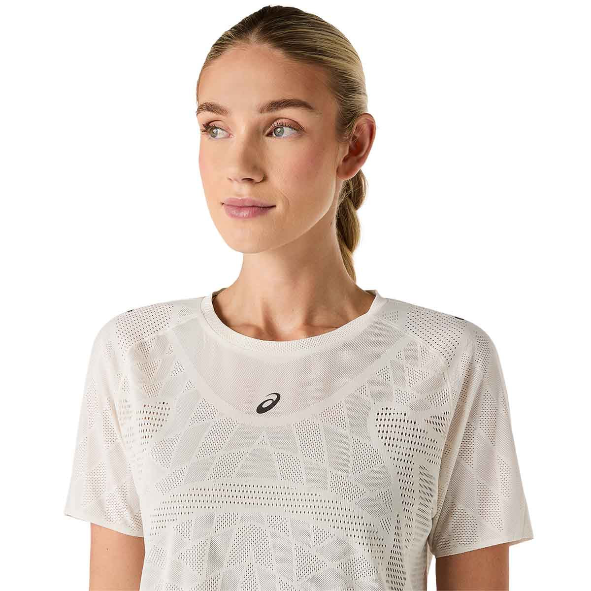 Asics Metarun SS Top Women Cream חולצת ריצה לנשים