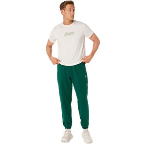 Asics Logo Graphic Tee Men Cream חולצת אסיקס גברים