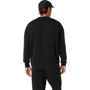 Asics Fleece Crew-Neck Top Relaxed Men Performance Black חולצה ארוכה לגברים