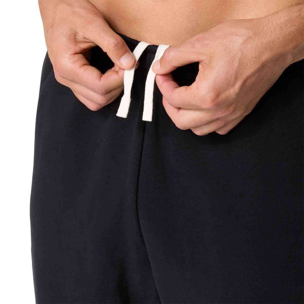 Asics Spiral Logo Fleece Relaxed Pant Men Performance Black מכנסי אסיקס לגברים