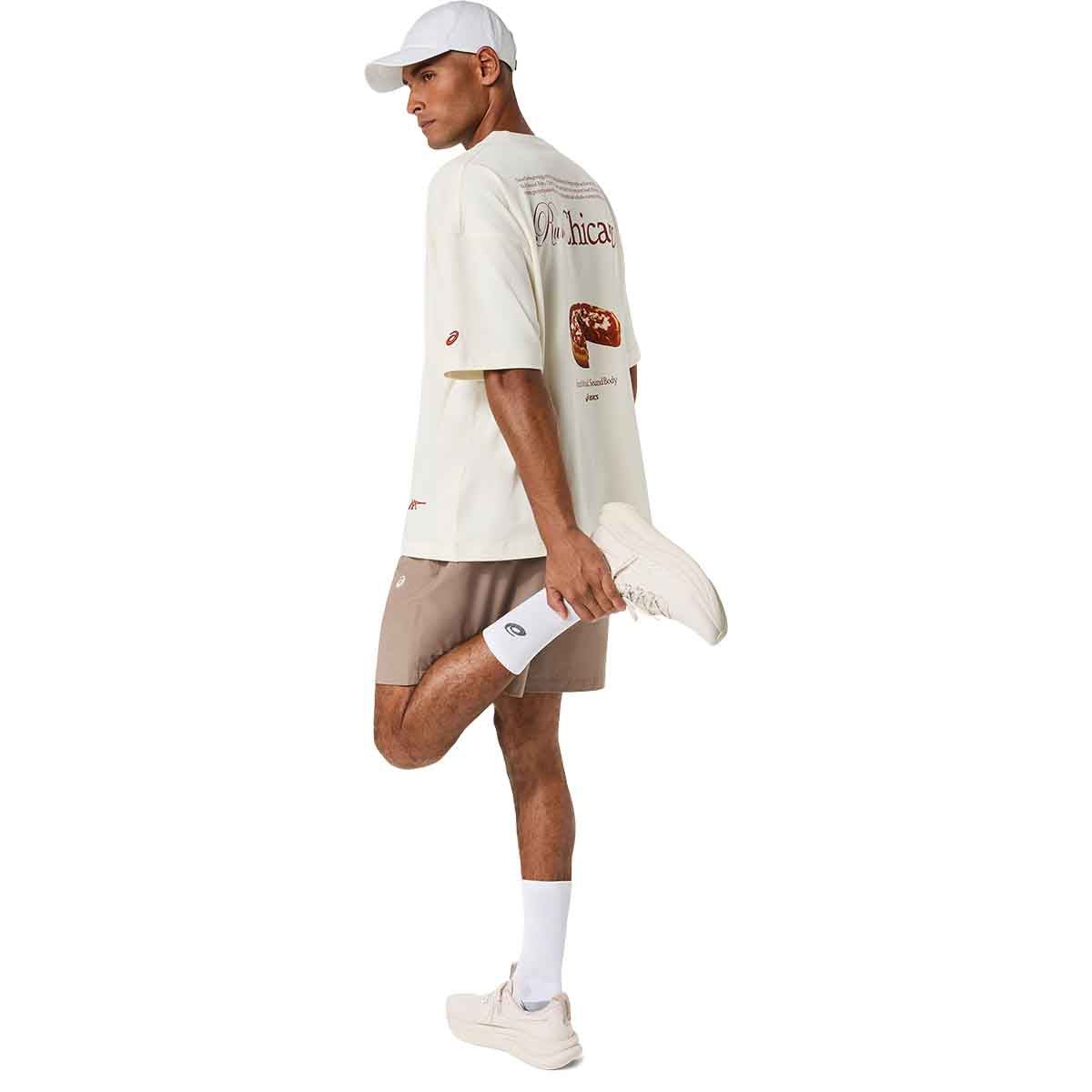 Asics Heritage Heavy Cotton Citee Unisex Cream Chicago חולצת אסיקס יוניסקס