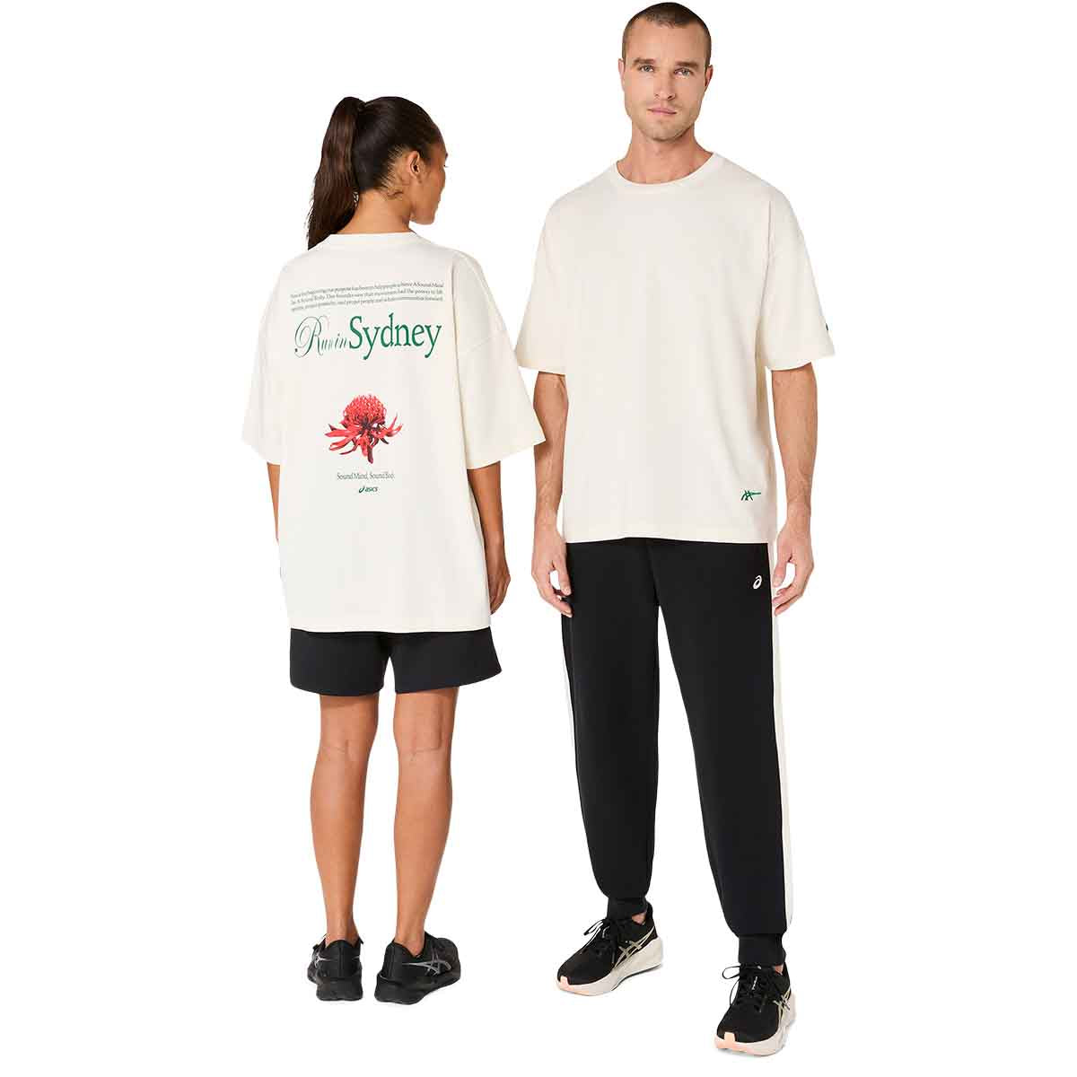 Asics Heritage Heavy Cotton Citee Unisex Cream Sydney חולצת אסיקס יוניסקס