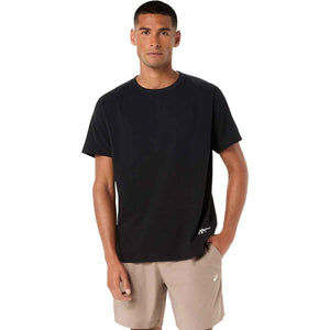 Asics Heritage Heavy Cotton Graphic Tee Unisex Performance Black Cream חולצת אסיקס יוניסקס