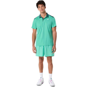 Asics Court Polo Men Aurora Green חולצת פולו טניס לגברים