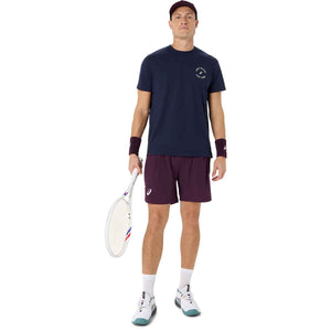 Asics Game Seasonal Graphic Tee Men Midnight חולצת טניס לגברים