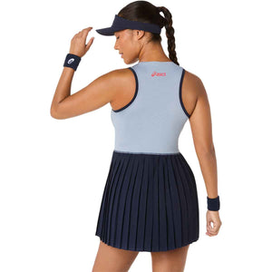 Asics Match Pleat Dress Women Midnight שמלת טניס לנשים