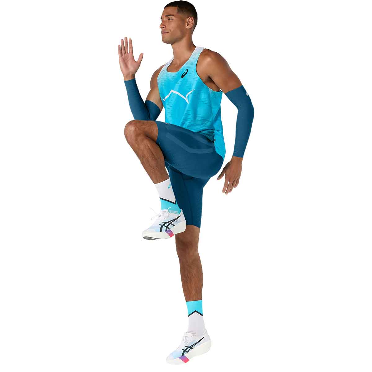 Asics Metaspeed Singlet Men Aquarium גופיית ריצה לגברים