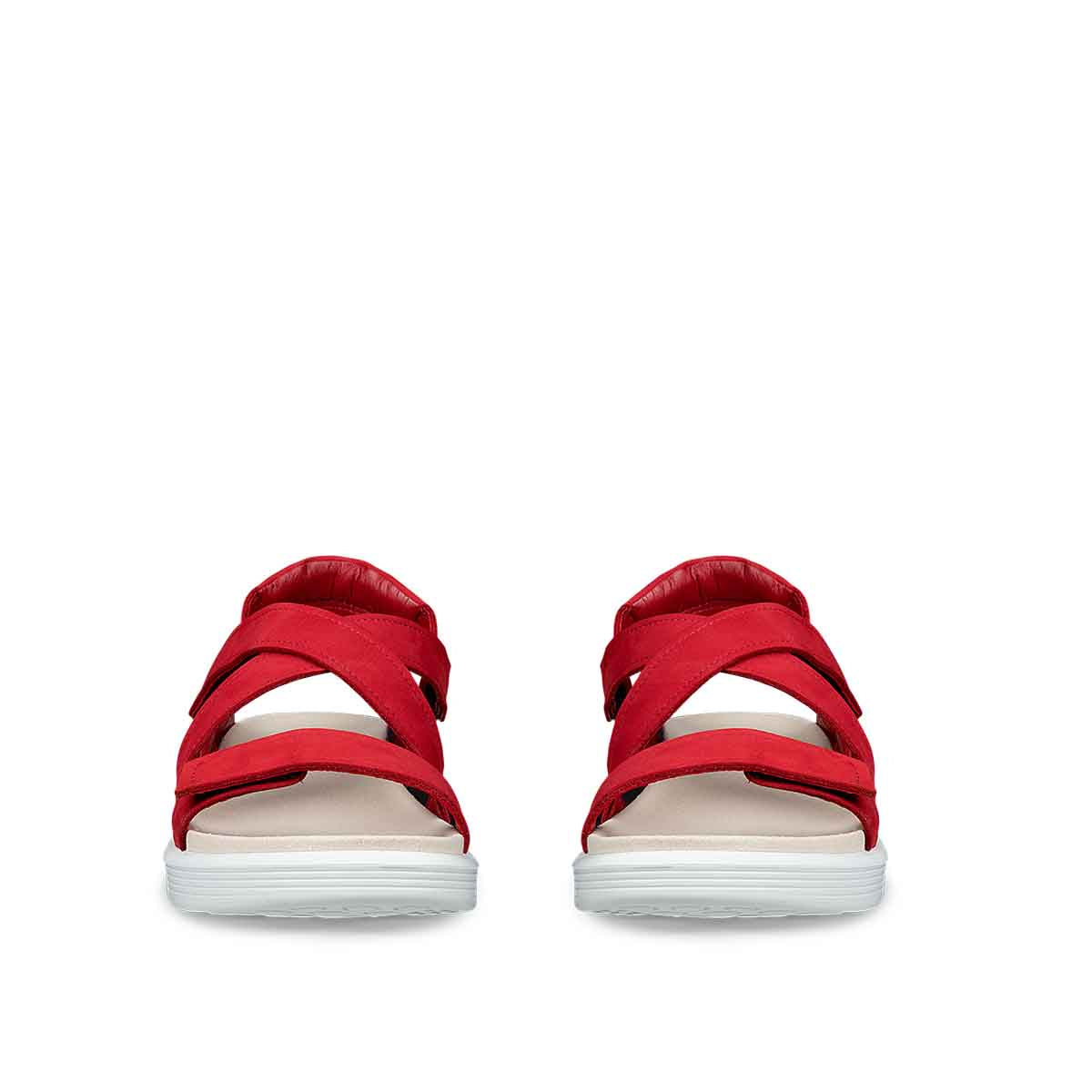 Ecco Soft Sandal W Chili Red סנדלי אקו לנשים סופט אדום
