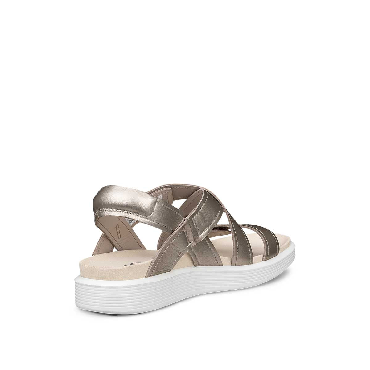 Ecco Soft Sandal Pure Cashmere Metallic סנדלי אקו לנשים
