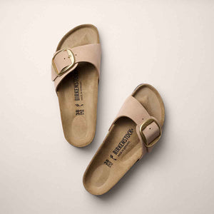 Birkenstock Madrid Big Buckle Sandcastle כפכפי בירקנשטוק מדריד אבזם סנד