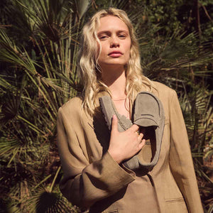 Birkenstock Naples Wrapped Taupe כפכפי בירקנשטוק נאפלס טיופ יוניסקס