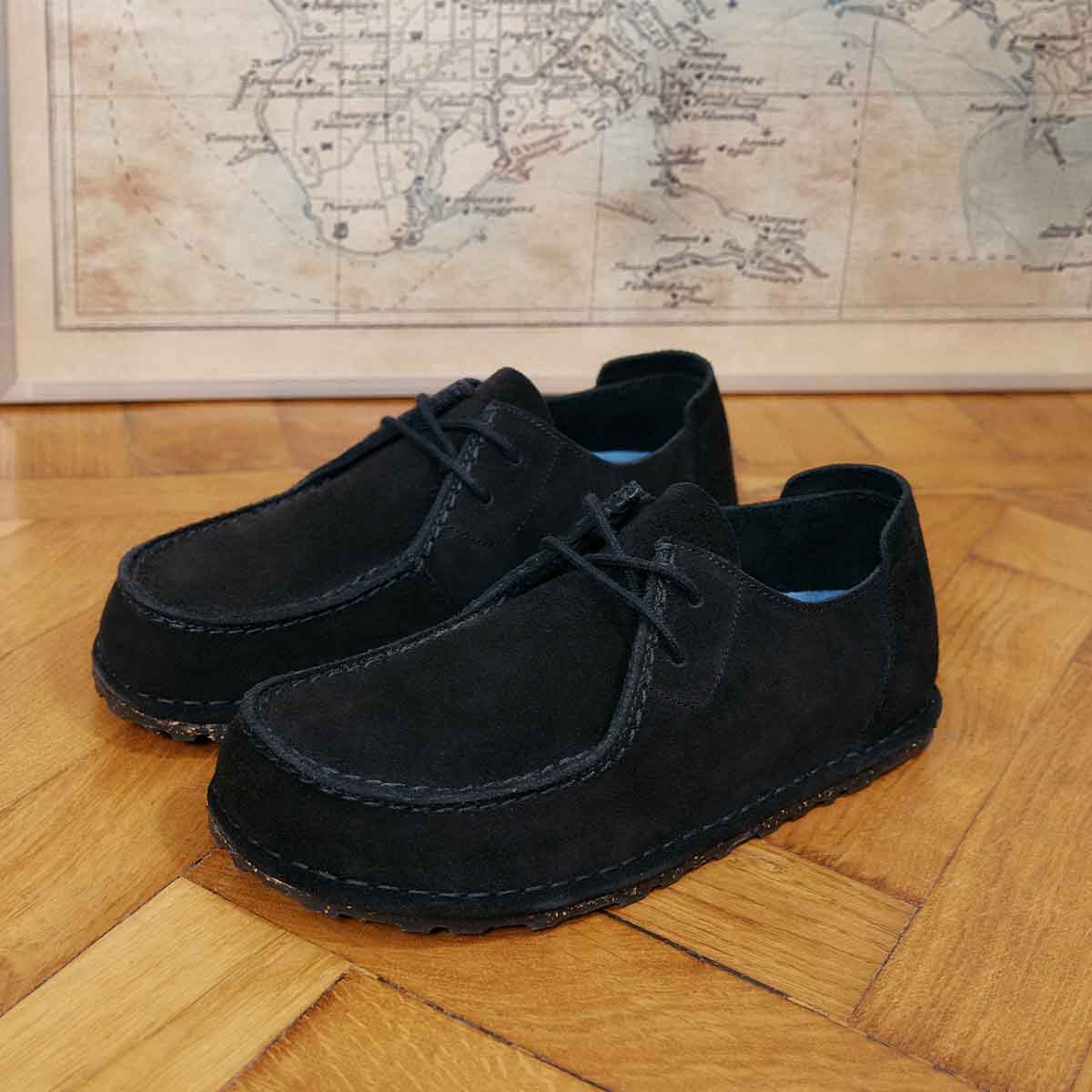 Birkenstock Utti Lace Black מוקסין בירקנשטוק יוניסקס
