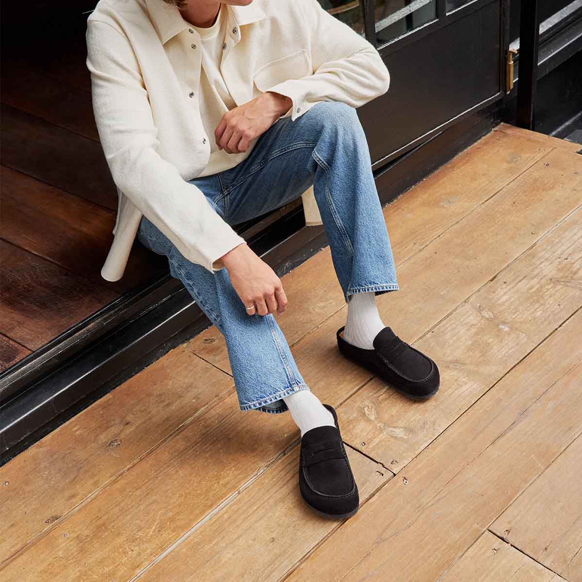 Birkenstock Naples Wrapped Black כפכפי בירקנשטוק נאפלס יוניסקס