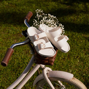 Birkenstock Arizona Flower EVA Kids Eggshell כפכפי בירקנשטוק אריזונה פרח ילדים