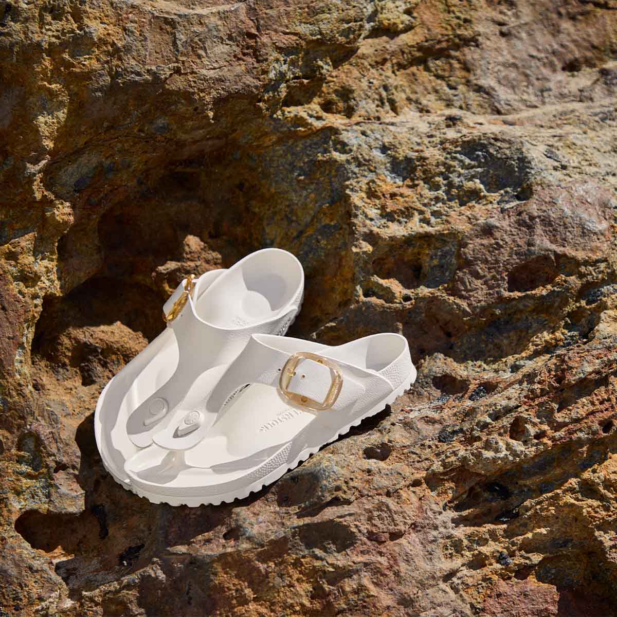 Birkenstock Gizeh Big Buckle EVA Eggshell כפכפי בירקנשטוק לנשים גיזה אבזם
