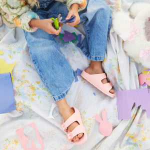 Birkenstock Arizona Flower EVA Kids Light Rose כפכפי בירקנשטוק לילדים