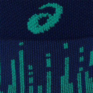 Asics Performance Run Quarter Sock Unisex Green Blue גרבי ריצה קצרות