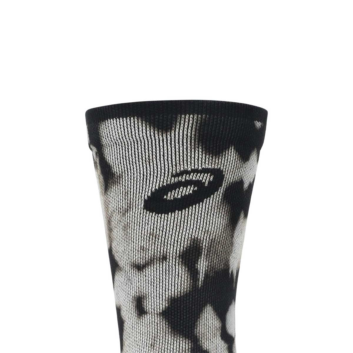 Asics Performance Run Crew Sock Unisex - Black Cream גרבי ריצה אסיקס