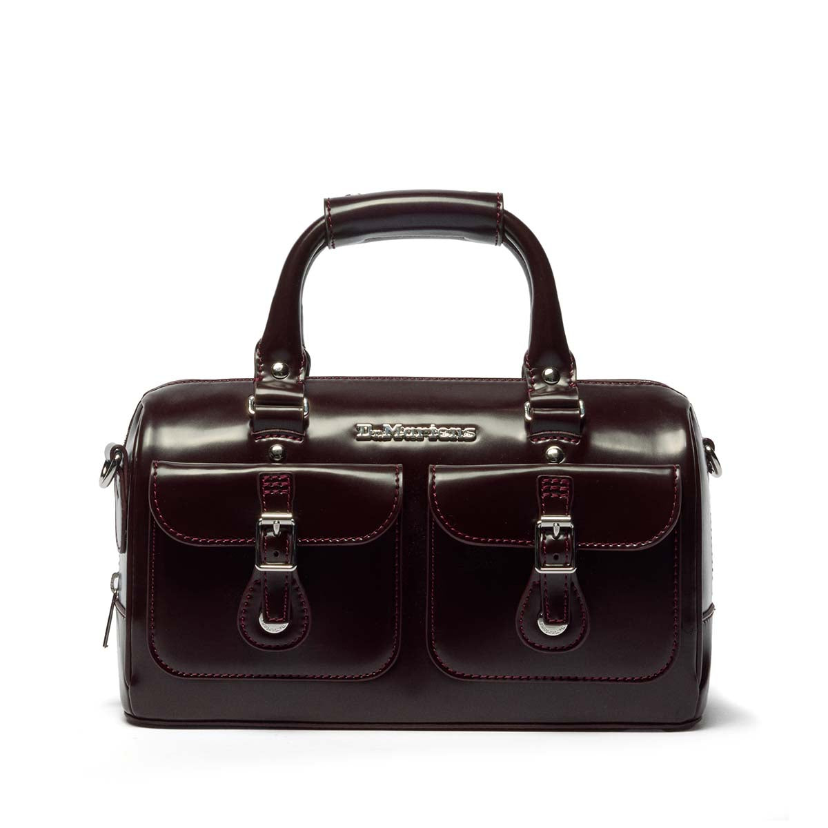 Dr. Martens Top Handle Rub Off Vegan Leather Bag Cherry Red תיק יד מרטינס