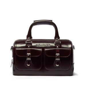 Dr. Martens Top Handle Rub Off Vegan Leather Bag Cherry Red תיק יד מרטינס