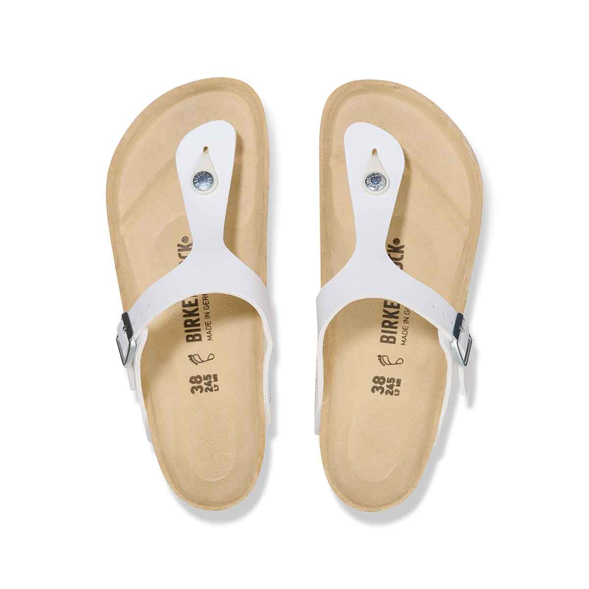 Birkenstock Gizeh BS White כפכפי בירקנשטוק גיזה לבן