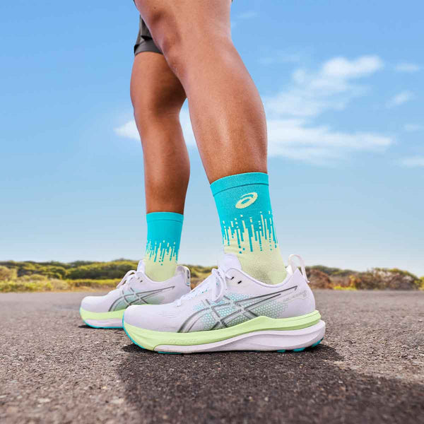 Asics Gel Kayano 33 Men White Energy Aqua נעלי ריצה ג`ל קיאנו 33 לגברים - Original's