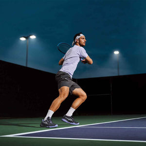 Asics Gel Resolution X Night Energy Men Graphite Grey Pure Silver נעלי טניס לגברים ג`ל רזולושיין